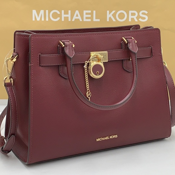 Michael Kors Hamilton Meidum Satchel Shoulder Crossbody - Picture 16 of 16